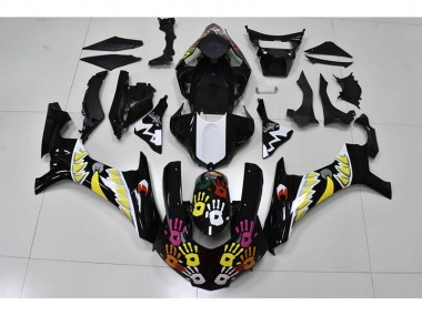Carene Moto R1 15-19 - Nero Bianco