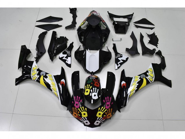 Carene Moto R1 15-19 - Nero Bianco Carene Moto R1 15-19 - Nero Bianco