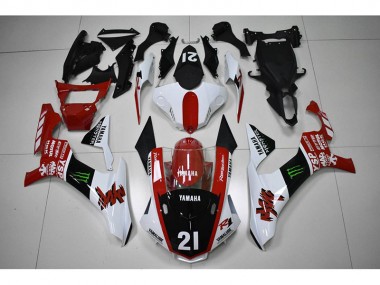 Carene Moto R1 15-19 - Rosso Nero 21