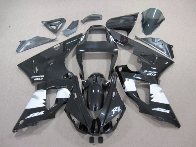Carene Moto R1 98-99 - Nero Bianco Decal Carene Moto R1 98-99 - Nero Bianco Decal