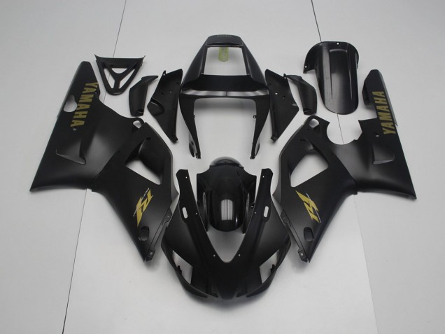 Carene Moto R1 98-99 - Nero Opaco Giallo Carene Moto R1 98-99 - Nero Opaco Giallo