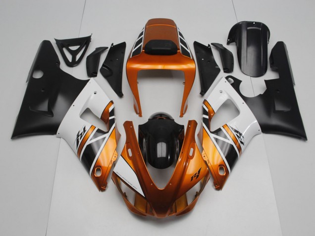 Carene Moto R1 98-99 - Oro Bianco Nero Carene Moto R1 98-99 - Oro Bianco Nero