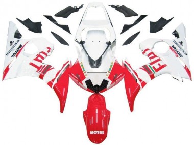 Carene Moto R6 03-05 - Bianco Rosso Fiat