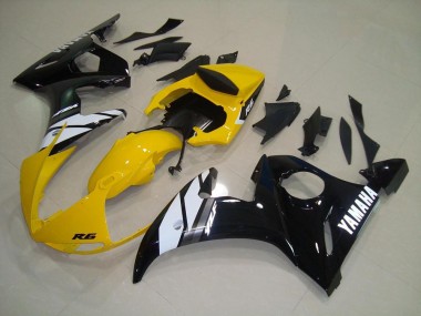 Carene Moto R6 03-05 - Giallo Nero