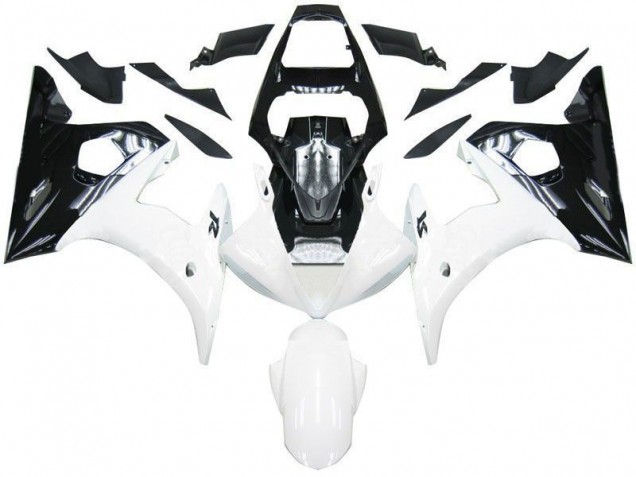 Carene Moto R6 03-05 - Nero Bianco Carene Moto R6 03-05 - Nero Bianco