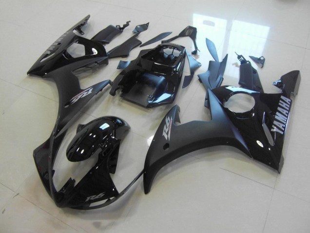 Carene Moto R6 03-05 - Nero Opaco Lucido Nero Carene Moto R6 03-05 - Nero Opaco Lucido Nero