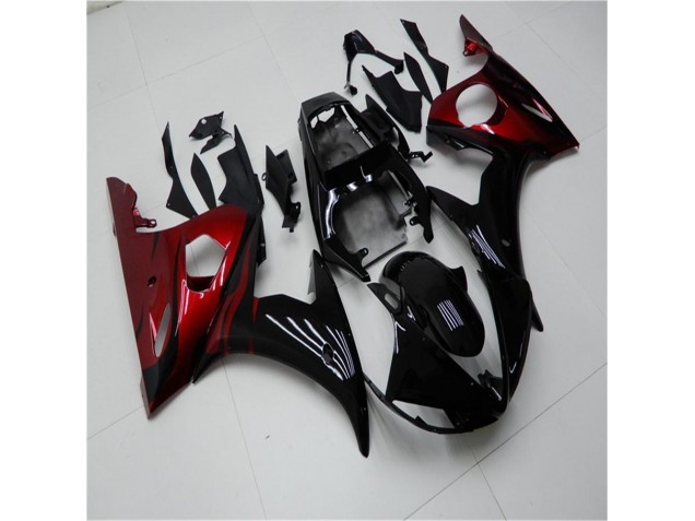 Carene Moto R6 03-05 - Nero Rosso Carene Moto R6 03-05 - Nero Rosso