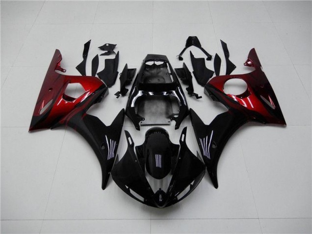Carene Moto R6 03-05 - Nero Rosso Carene Moto R6 03-05 - Nero Rosso