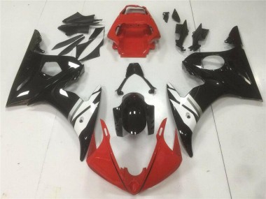 Carene Moto R6 03-05 - Rosso Nero Bianco