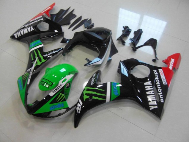 Carene Moto R6 03-05 - Verde Monster Carene Moto R6 03-05 - Verde Monster