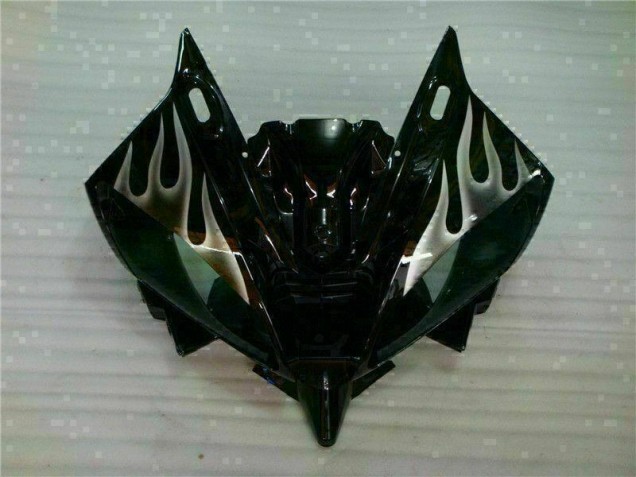 Carene Moto R6 06-07 - Argento Fiamma Nero Carene Moto R6 06-07 - Argento Fiamma Nero