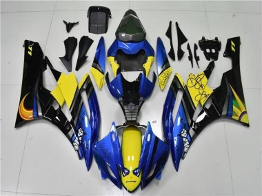 Carene Moto R6 06-07 - Blu Squalo