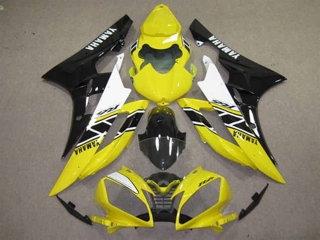 Carene Moto R6 06-07 - Giallo Nero Decal Carene Moto R6 06-07 - Giallo Nero Decal