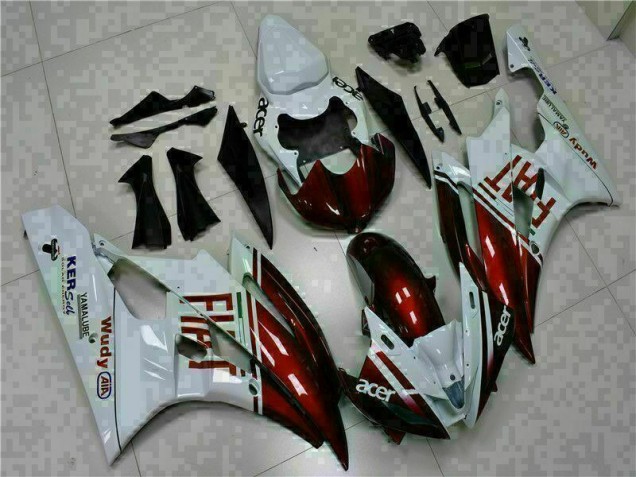 Carene Moto R6 06-07 - Marrone Bianco Carene Moto R6 06-07 - Marrone Bianco
