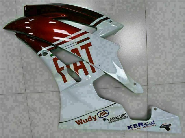 Carene Moto R6 06-07 - Marrone Bianco Carene Moto R6 06-07 - Marrone Bianco