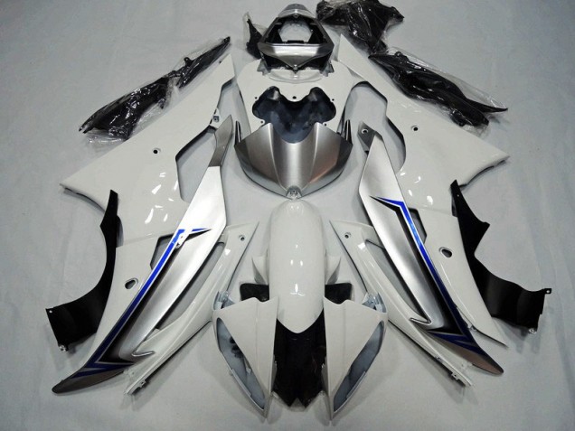 Carene Moto R6 08-16 - Bianco Nero Blu Carene Moto R6 08-16 - Bianco Nero Blu