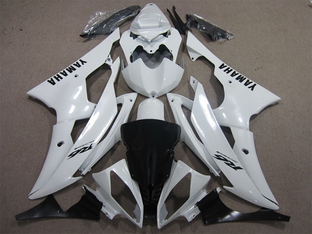 Carene Moto R6 08-16 - Bianco Nero Decal Carene Moto R6 08-16 - Bianco Nero Decal