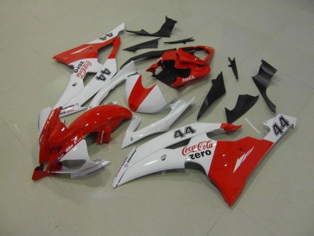 Carene Moto R6 08-16 - Bianco Rosso Coca Cola Zero 44 Carene Moto R6 08-16 - Bianco Rosso Coca Cola Zero 44