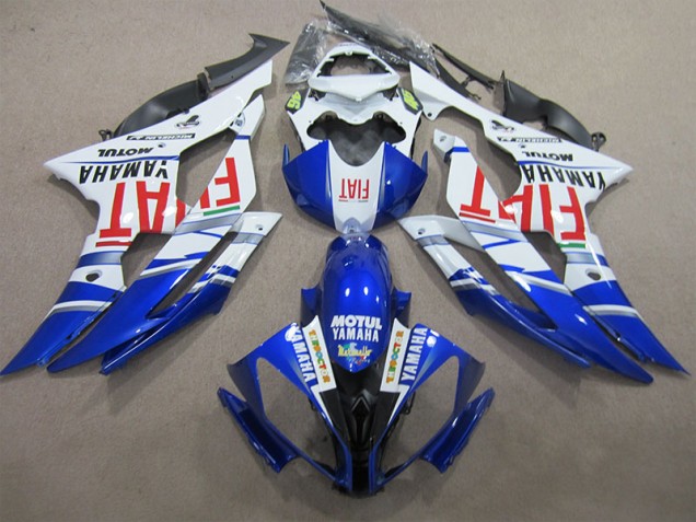 Carene Moto R6 08-16 - Blu Bianco Motul Rosso Fiat Carene Moto R6 08-16 - Blu Bianco Motul Rosso Fiat