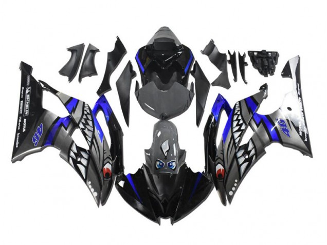 Carene Moto R6 08-16 - Grigio Blu Squalo Carene Moto R6 08-16 - Grigio Blu Squalo