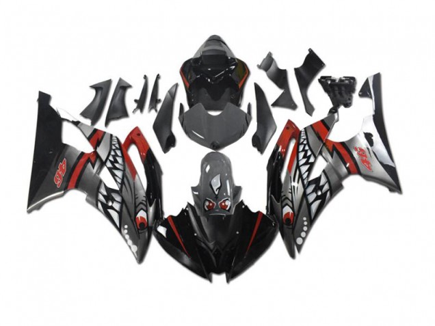 Carene Moto R6 08-16 - Grigio Rosso Squalo Carene Moto R6 08-16 - Grigio Rosso Squalo