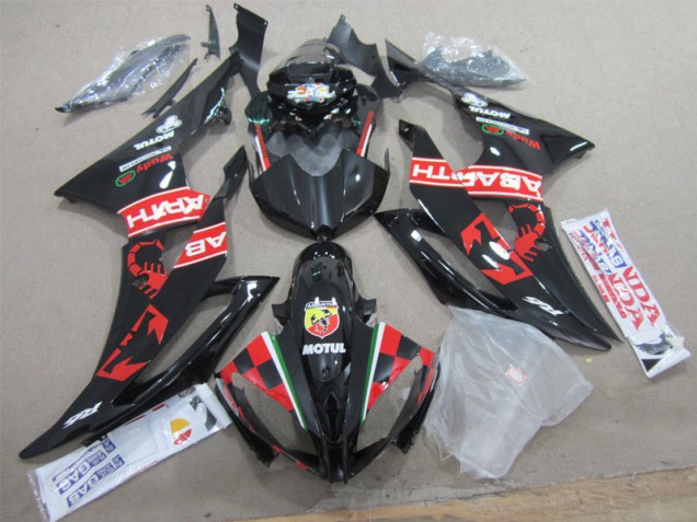 Carene Moto R6 08-16 - Nero Bianco Motul Carene Moto R6 08-16 - Nero Bianco Motul