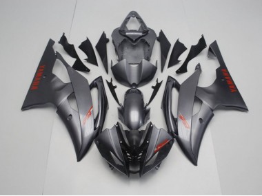 Carene Moto R6 08-16 - Nero Opaco Grigio