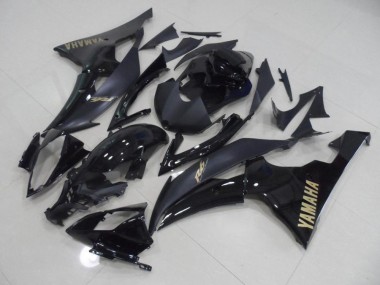 Carene Moto R6 08-16 - Nero con Oro Adesivo