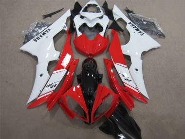 Carene Moto R6 08-16 - Rosso Bianco Nero Decal
