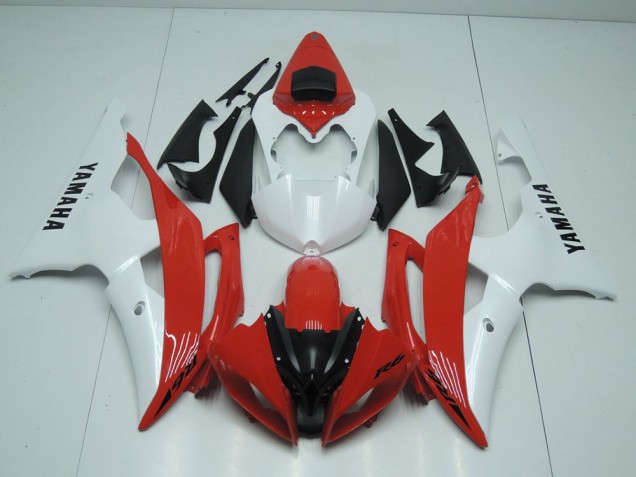 Carene Moto R6 08-16 - Rosso & Bianco Perla