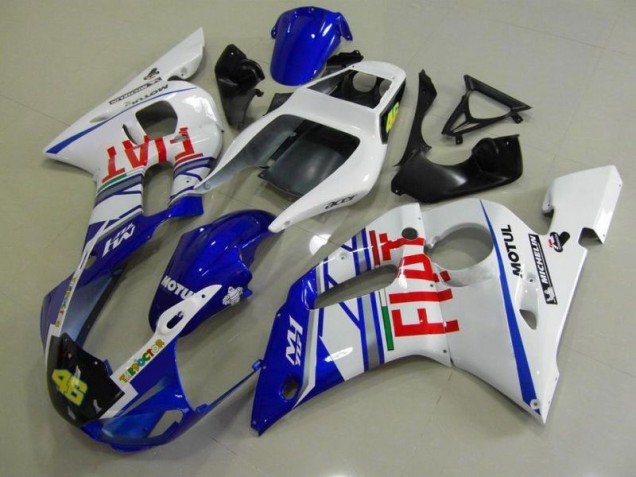 Carene Moto R6 98-02 - Blu Bianco Fiat Carene Moto R6 98-02 - Blu Bianco Fiat