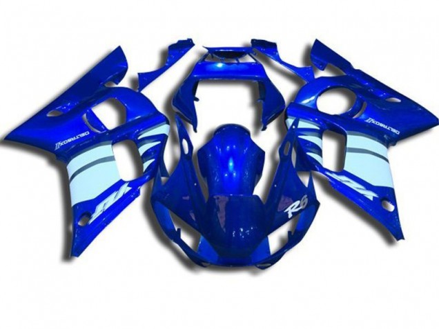 Carene Moto R6 98-02 - Blu & Bianco Carene Moto R6 98-02 - Blu & Bianco