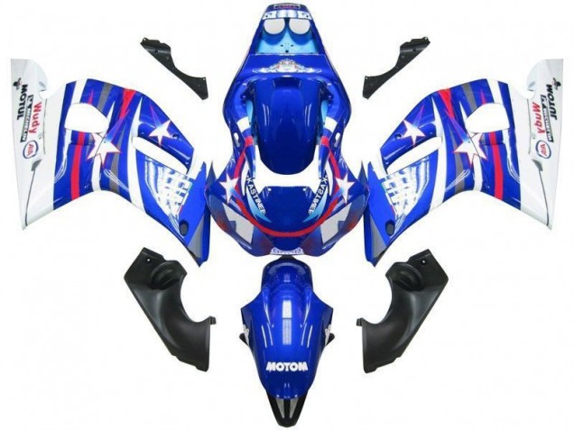 Carene Moto R6 98-02 - Blu Bianco Stella Fiat Carene Moto R6 98-02 - Blu Bianco Stella Fiat