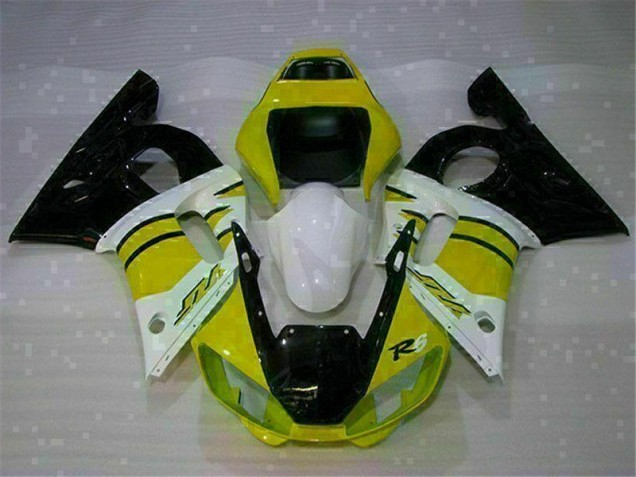 Carene Moto R6 98-02 - Giallo Bianco Carene Moto R6 98-02 - Giallo Bianco