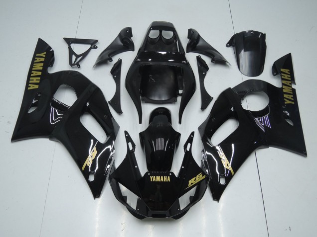 Carene Moto R6 98-02 - Lucido Nero Oro Adesivo Carene Moto R6 98-02 - Lucido Nero Oro Adesivo