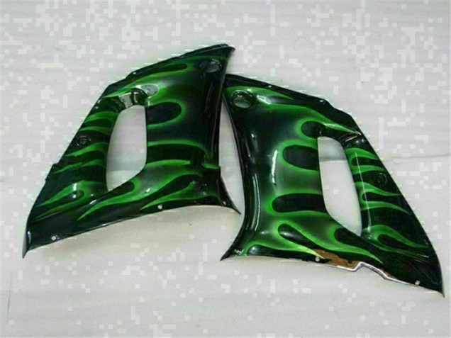 Carene Moto R6 98-02 - Verde Nero Carene Moto R6 98-02 - Verde Nero
