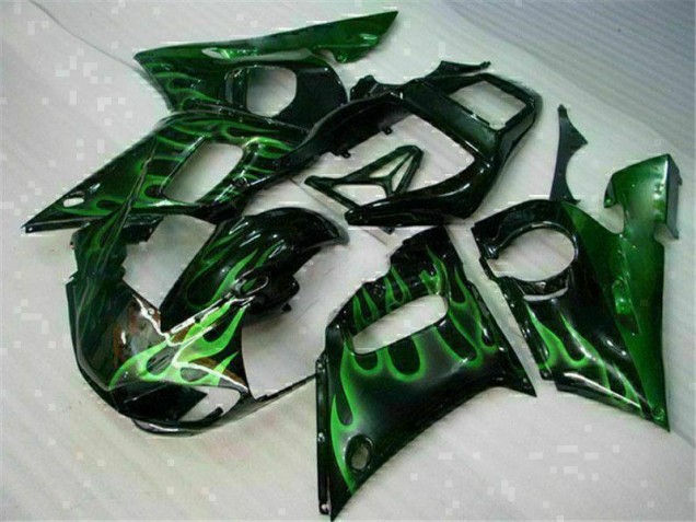 Carene Moto R6 98-02 - Verde Nero Carene Moto R6 98-02 - Verde Nero