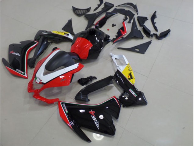 Carene Moto RS4 50 125 11-18 - Nero Rosso Bianco Carene Moto RS4 50 125 11-18 - Nero Rosso Bianco