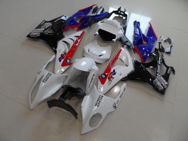 Carene Moto S1000RR 09-14 - Bianco Blu Rosso Becker Carbon Carene Moto S1000RR 09-14 - Bianco Blu Rosso Becker Carbon