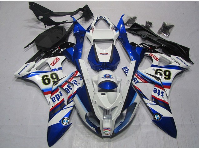 Carene Moto S1000RR 09-14 - Bianco Blu Sterilgarda 69 Carene Moto S1000RR 09-14 - Bianco Blu Sterilgarda 69