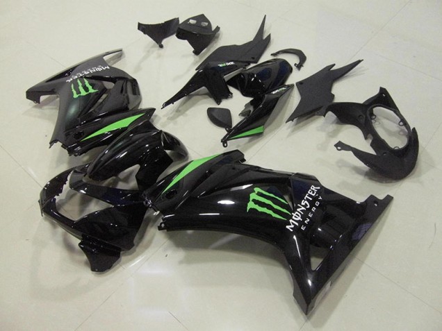 Carene Moto ZX 250R 08-12 - Nero Verde Monster Energy Carene Moto ZX 250R 08-12 - Nero Verde Monster Energy