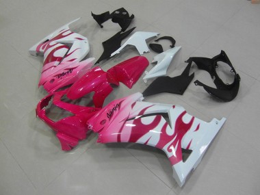 Carene Moto ZX 250R 08-12 - Rosa Bianco