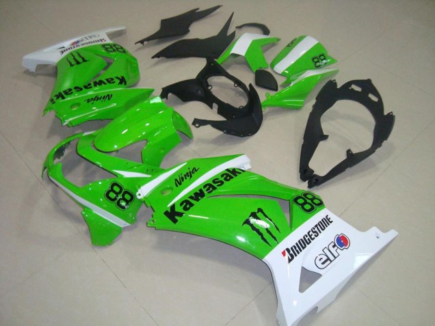 Carene Moto ZX 250R 08-12 - Verde & Bianco Carene Moto ZX 250R 08-12 - Verde & Bianco
