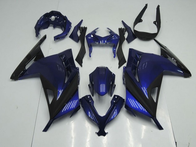 Carene Moto ZX 300R 13-16 - Blu Nero Carene Moto ZX 300R 13-16 - Blu Nero