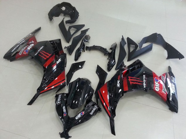 Carene Moto ZX 300R 13-16 - Nero Rosso Monster Carene Moto ZX 300R 13-16 - Nero Rosso Monster