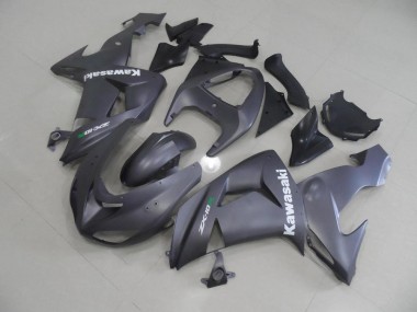 Carene Moto ZX10R 06-07 - Grigio con Bianco Decalcomanie