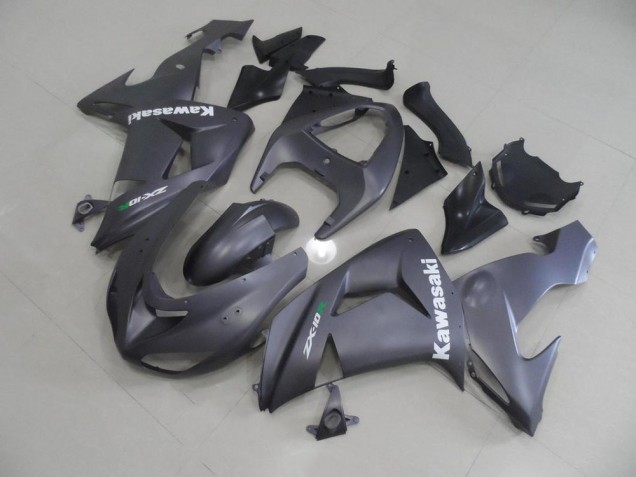 Carene Moto ZX10R 06-07 - Grigio con Bianco Decalcomanie Carene Moto ZX10R 06-07 - Grigio con Bianco Decalcomanie