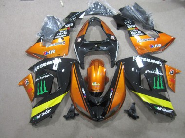 Carene Moto ZX10R 06-07 - Nero Arancia Monster