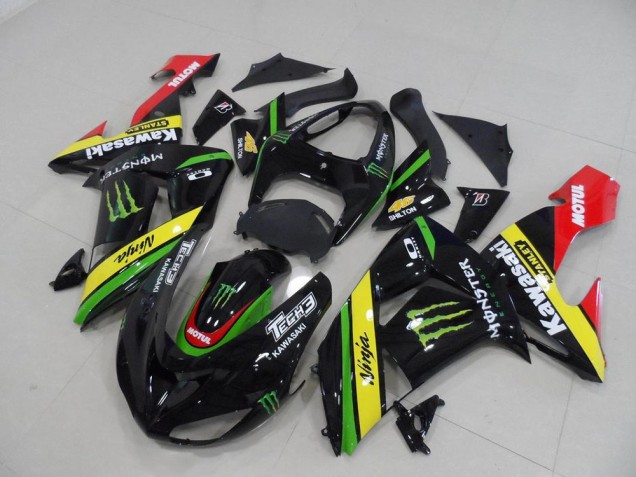Carene Moto ZX10R 06-07 - Nero Giallo Monster
