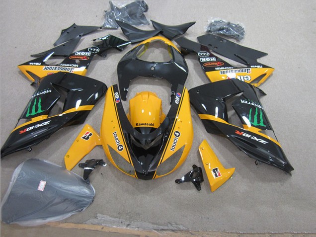Carene Moto ZX10R 06-07 - Nero Giallo Touch4 Monster Carene Moto ZX10R 06-07 - Nero Giallo Touch4 Monster